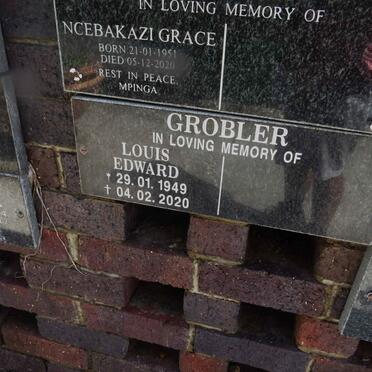GROBLER Louis Edward 1949-2020