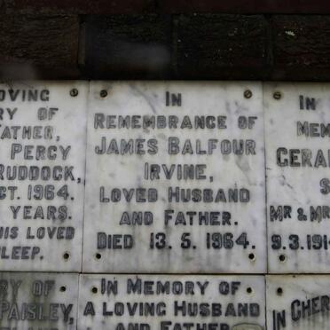 IRVINE James Balfour -1964