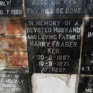 KER Harry Fraser 1897-1971
