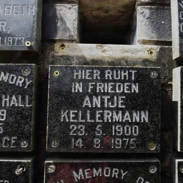 KELLERMANN Antje 1900-1975