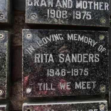 SANDERS Rita 1946-1975