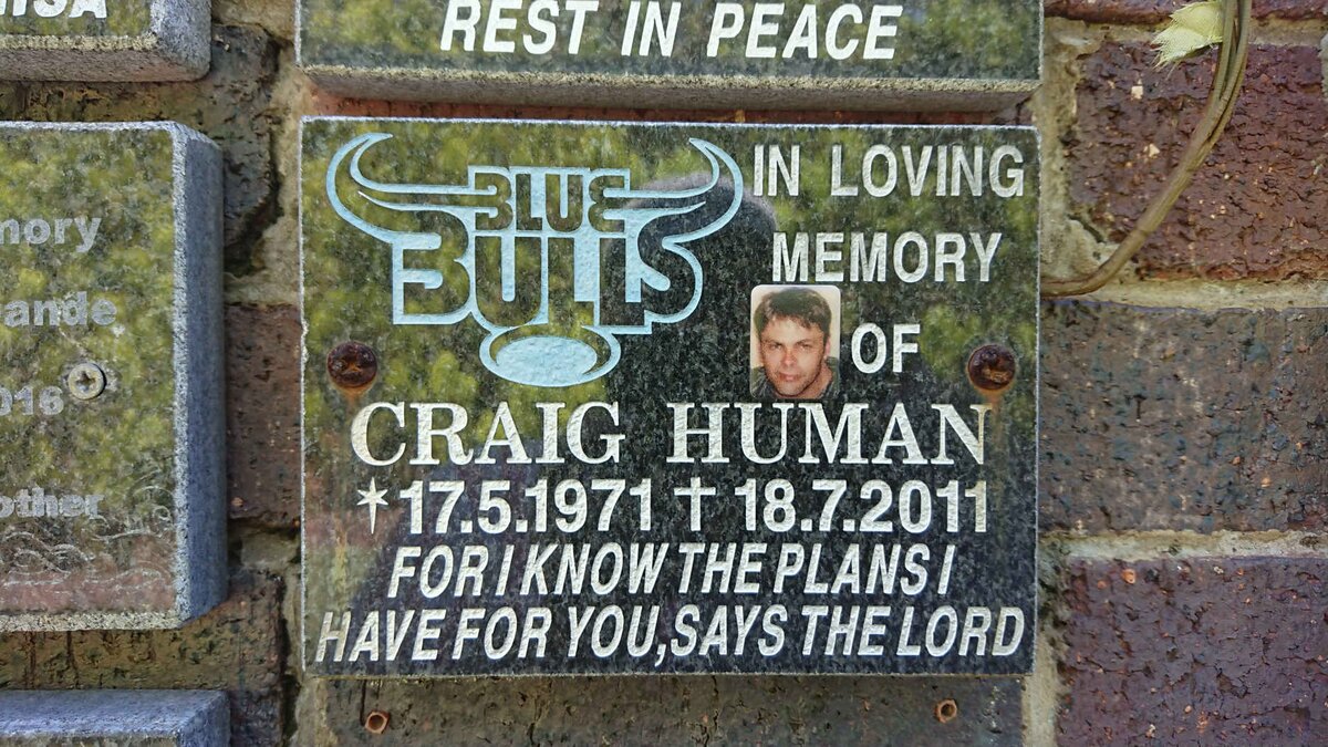 HUMAN Craig 1971-2011