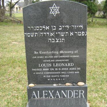 ALEXANDER Louis Leonard -2004