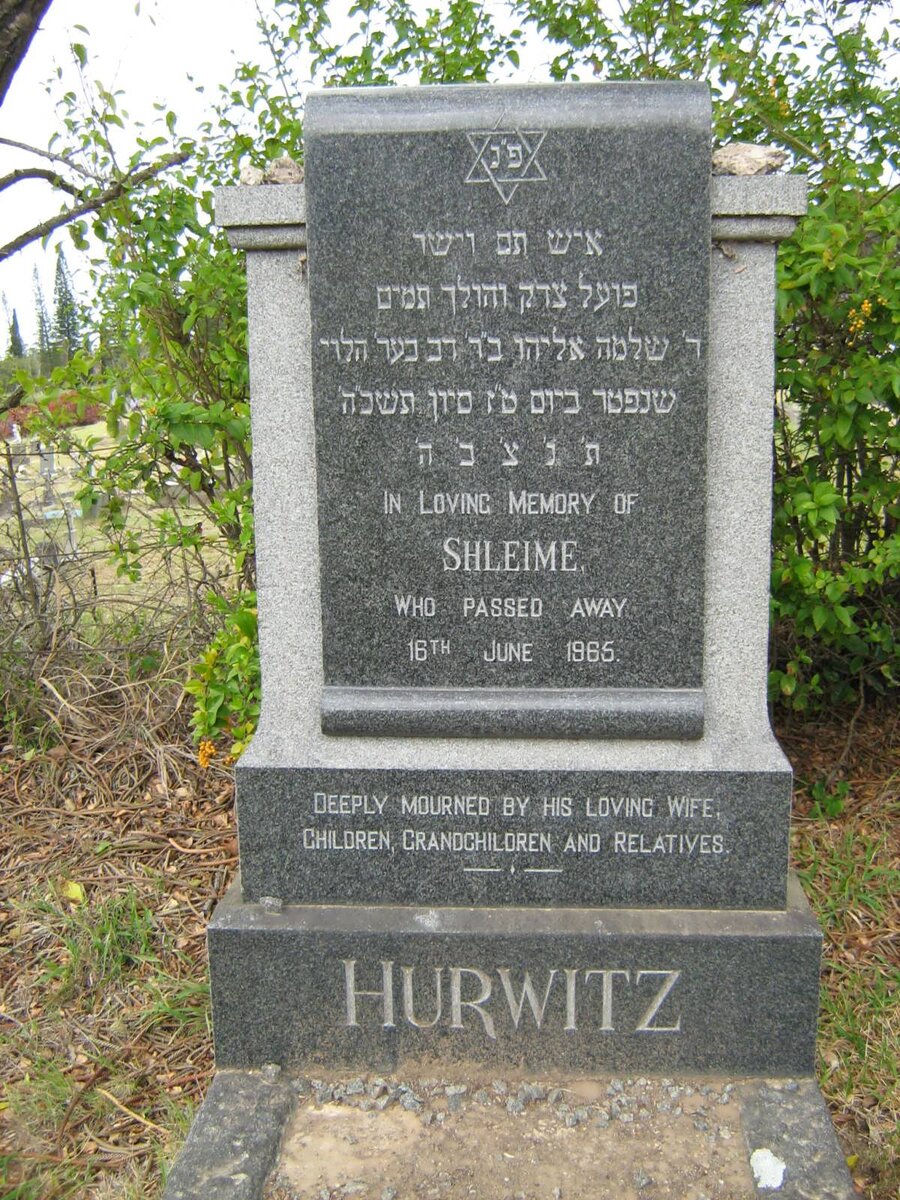 HURWITZ Shleime -1965