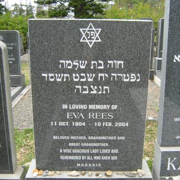 REES Eva 1904-2004