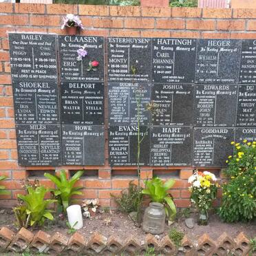 Eastern Cape, EAST LONDON, Cambridge, Cambridge Methodist Church, Walls of remembrance