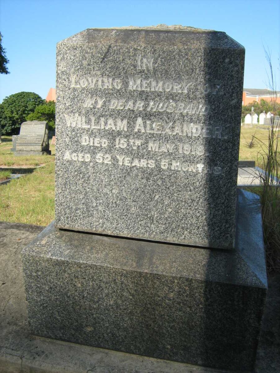 ALEXANDER William -1918