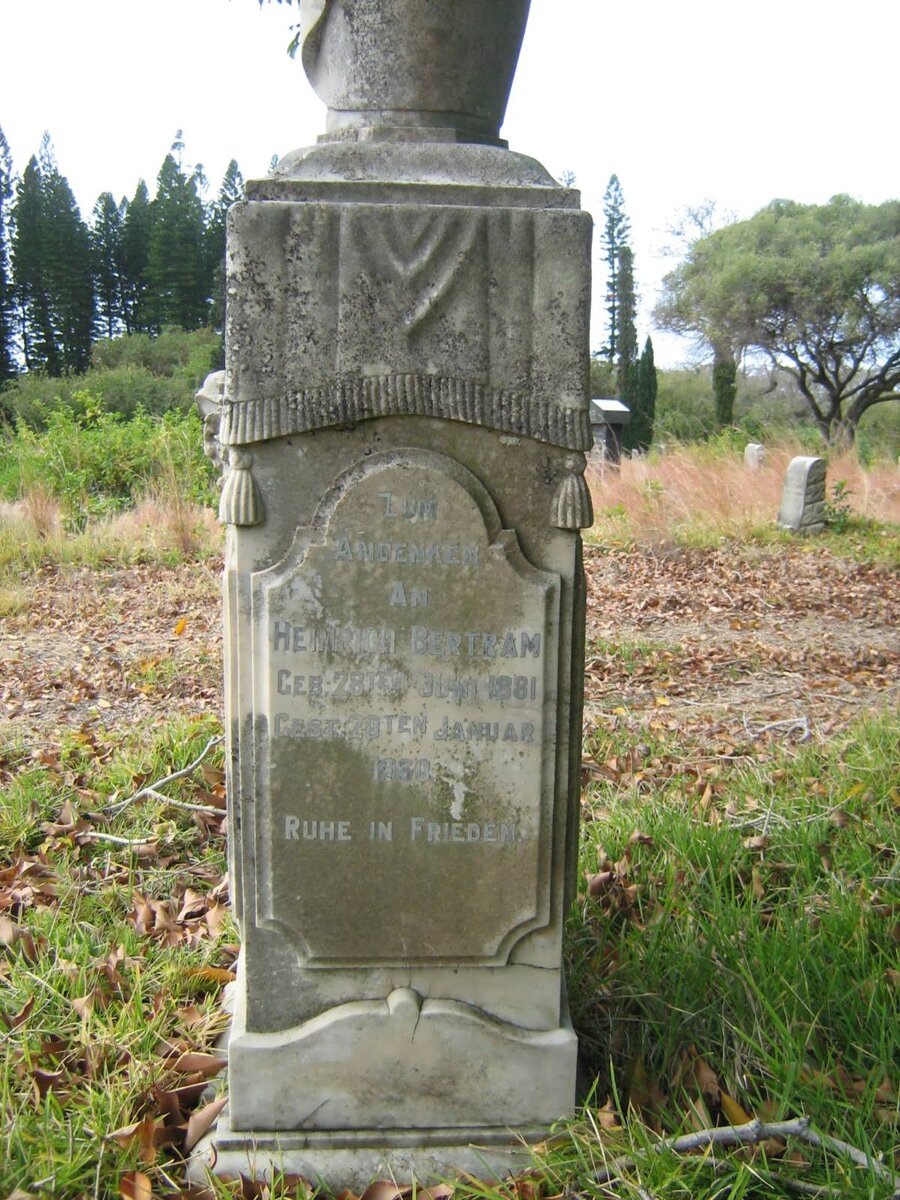 BERTRAM Heinrich 1881-1960