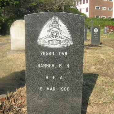 BARBER B.H. -1900