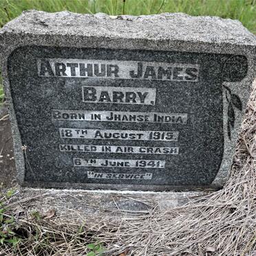 BARRY Arthur James 1915-1941