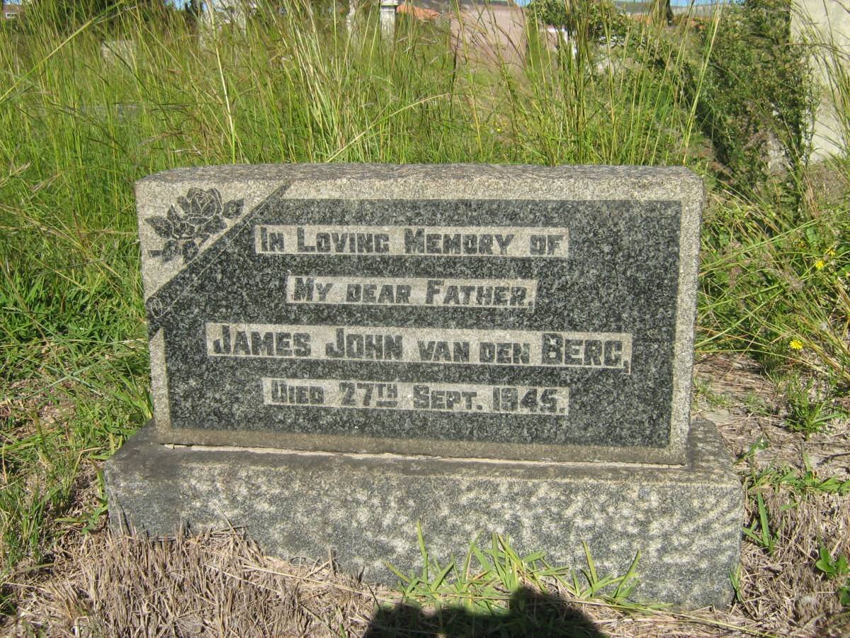 BERG James John, van den -1945
