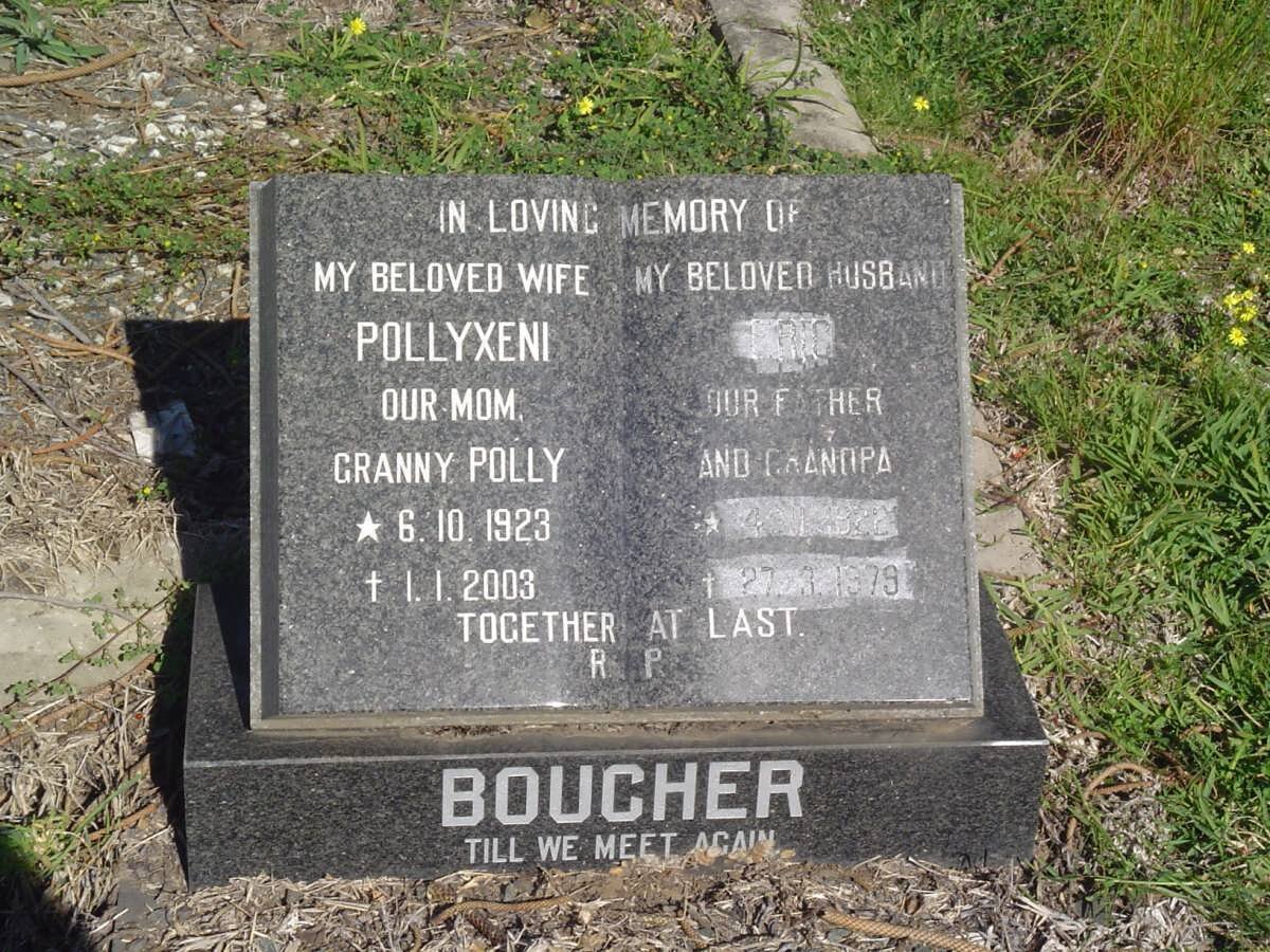 BOUCHER Eric 1922-1979 &amp; Pollyxeni 1923-2003