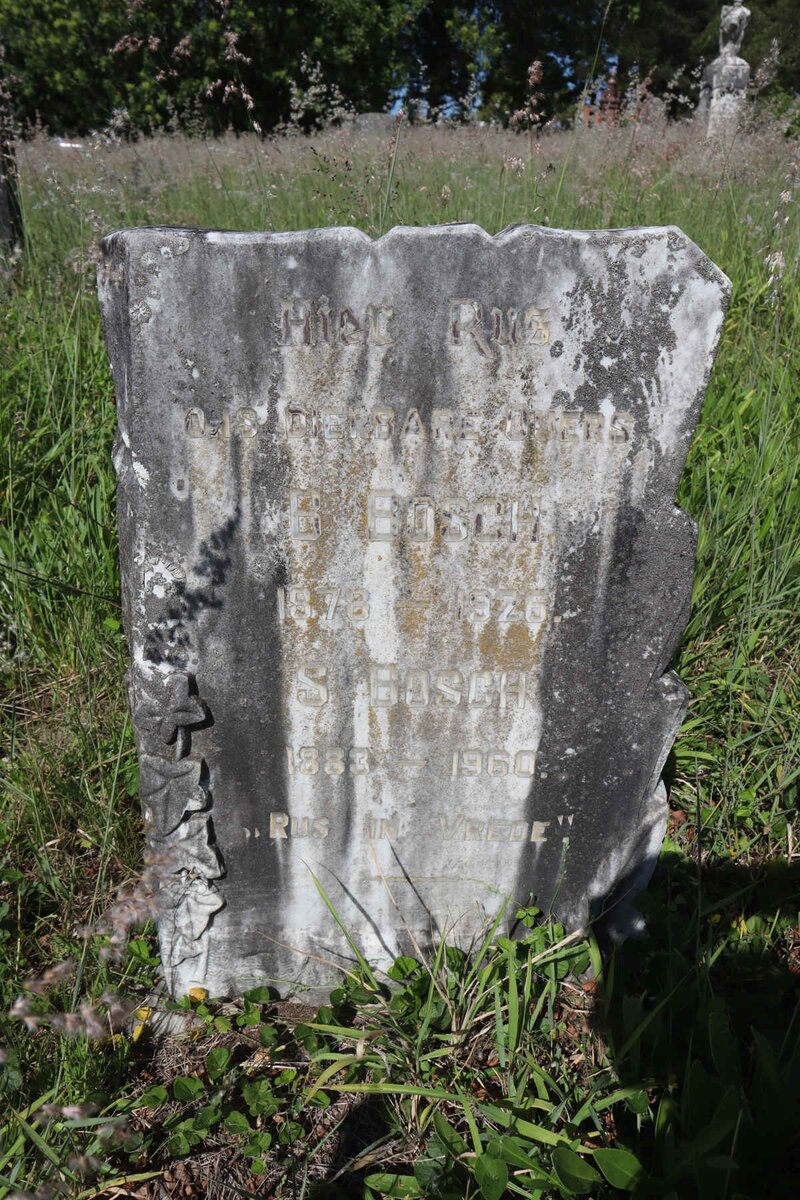 BOSCH B. 1878-1926 &amp; S. 1883-1960