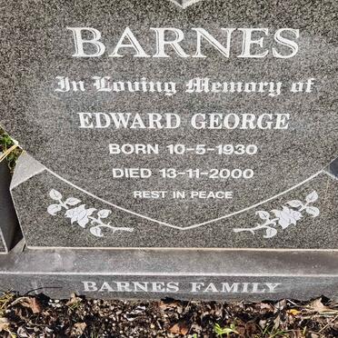 BARNES Edward George 1930-2000