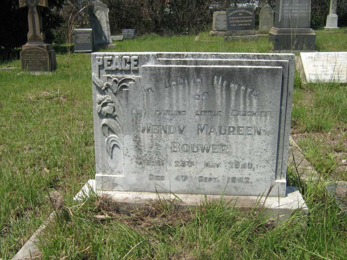 BOUWER Wendy Maureen 1940-1942