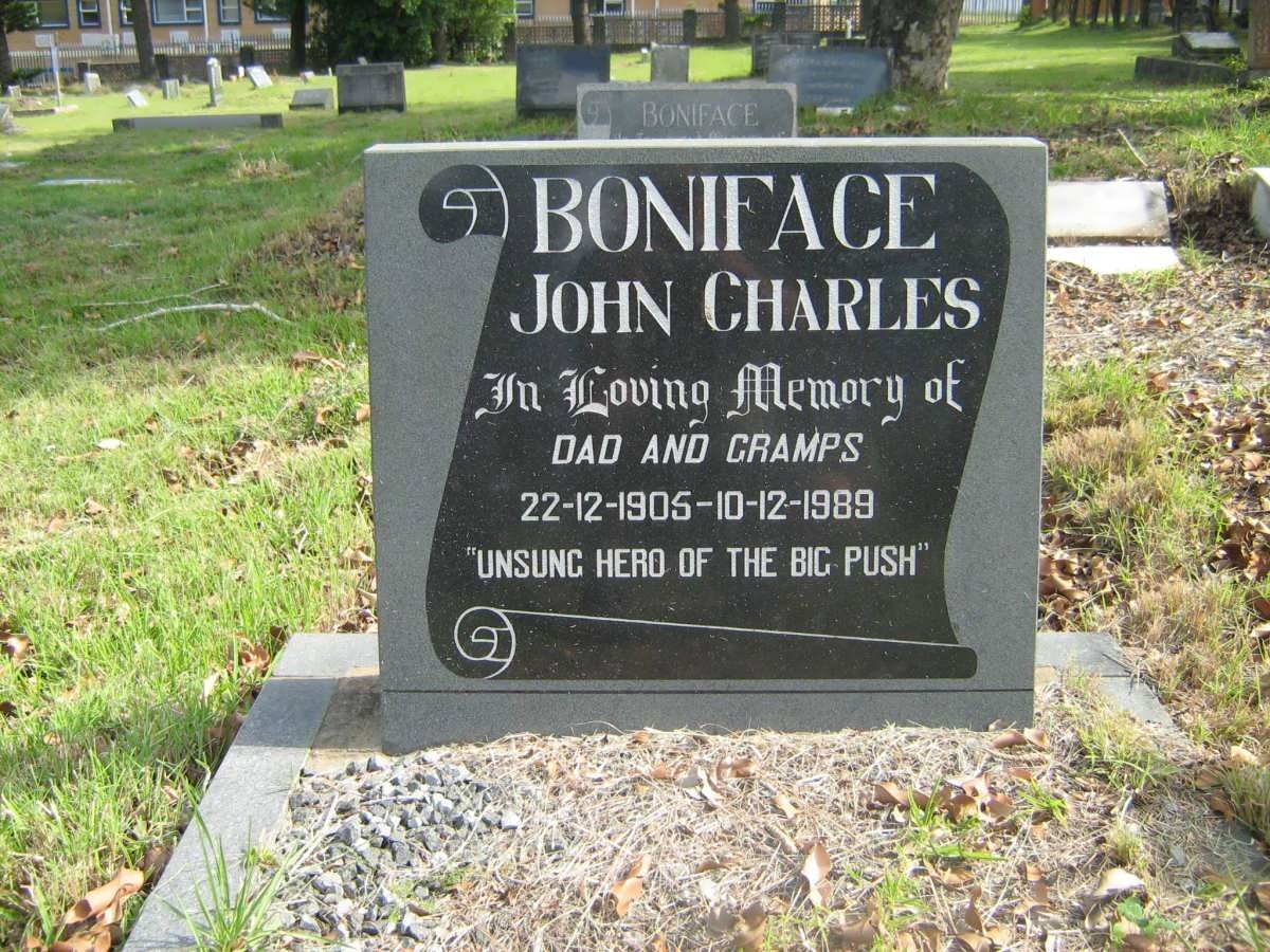 BONIFACE John Charles 1905-1989