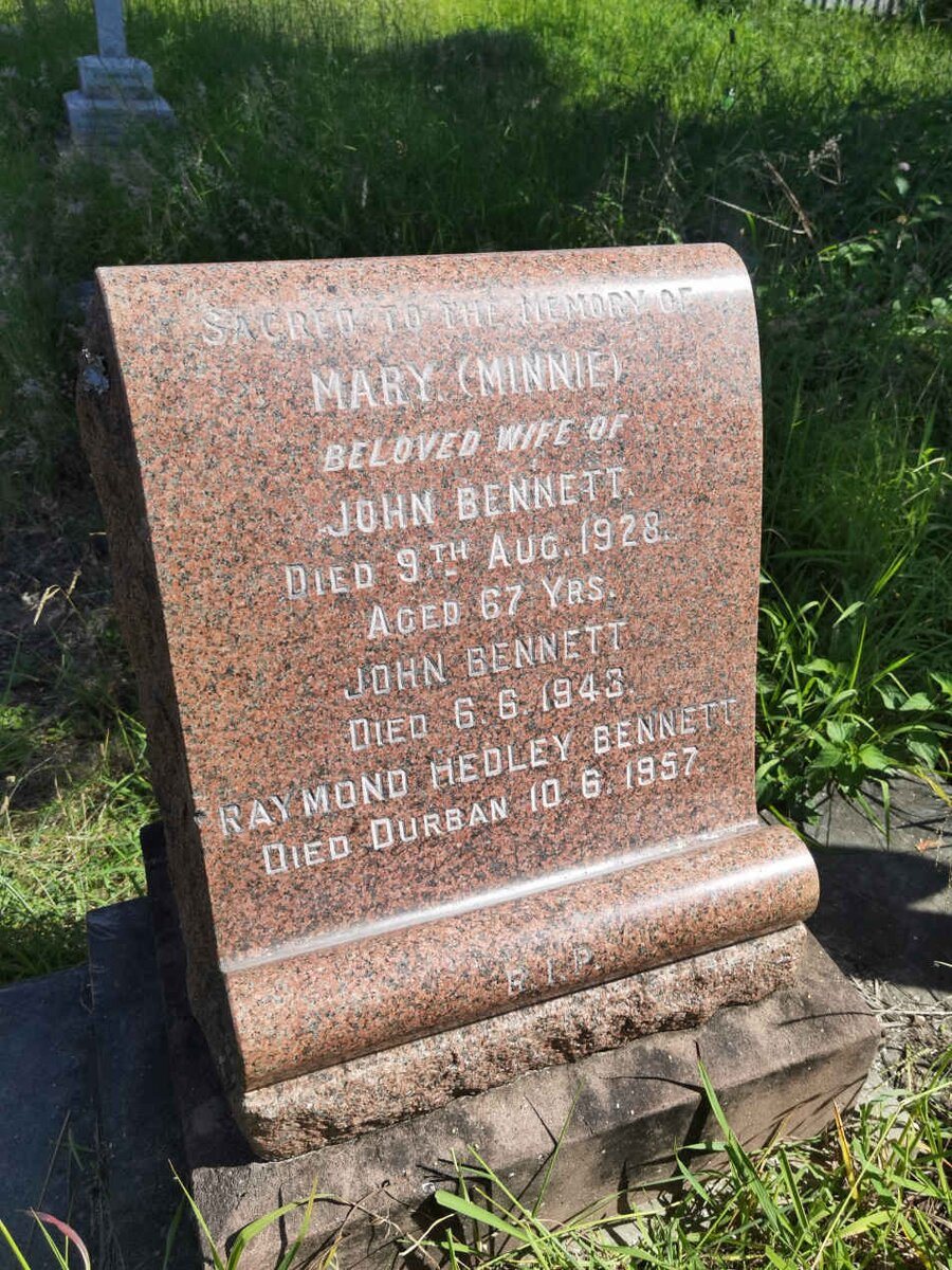 BENNETT John -1943 &amp; Mary -1928 :: BENNETT Raymond Hedley -1957