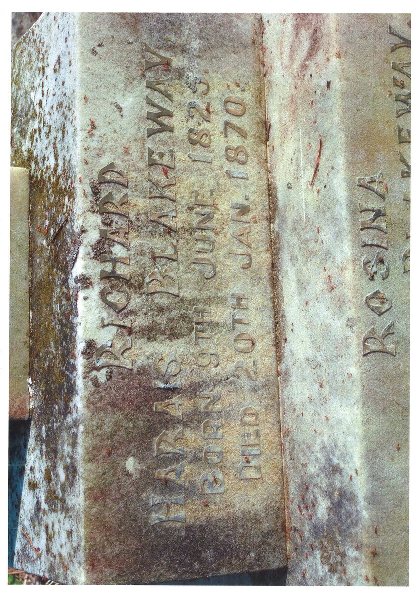 BLAKEWAY Richard Harais 1825-1870