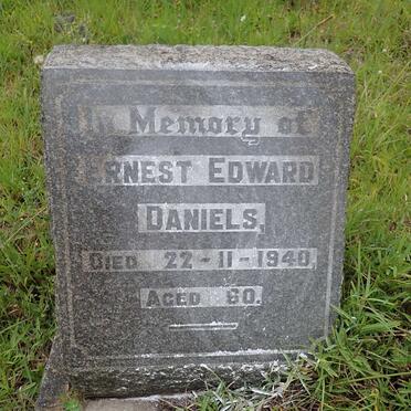 DANIELS Ernest Edward -1940