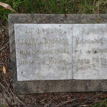 DRESSEL Albert L. -1938 &amp; Wilhelmina PRUFER -1905