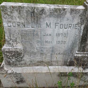 FOURIE Cornelia M. 1873-1939