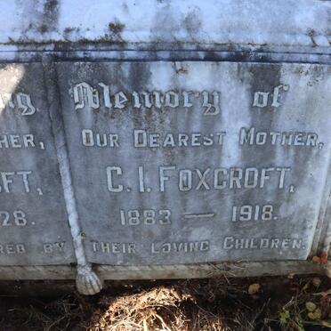 FOXCROFT W.P. 1879-1928 &amp; C.I. 1883-1918