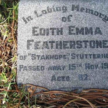 FEATHERSTONE Edith Emma -1947