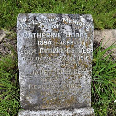 GEDDES George 1861-1938 &amp; Janet SPENCE 1863-1937