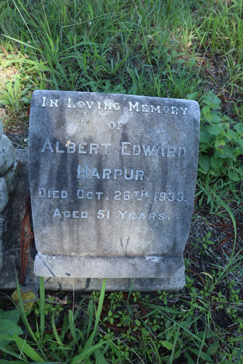 HARPUR Albert Edward -1933