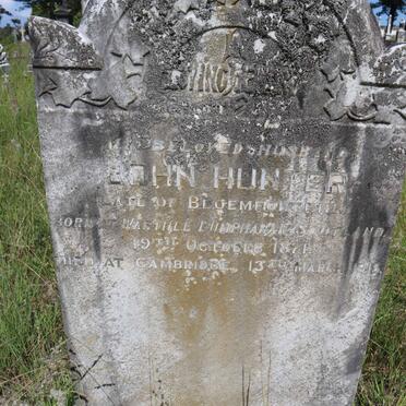 HUNTER John 1871-1915