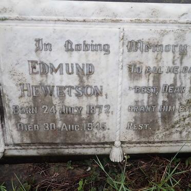 HEWETSON Edmund 1872-1945