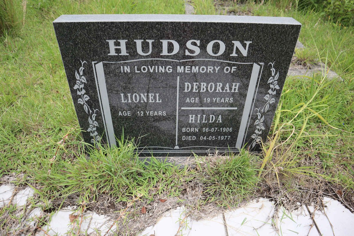 HUDSON Hilda 1906-1977 :: HUDSON Lionel :: HUDSON Deborah
