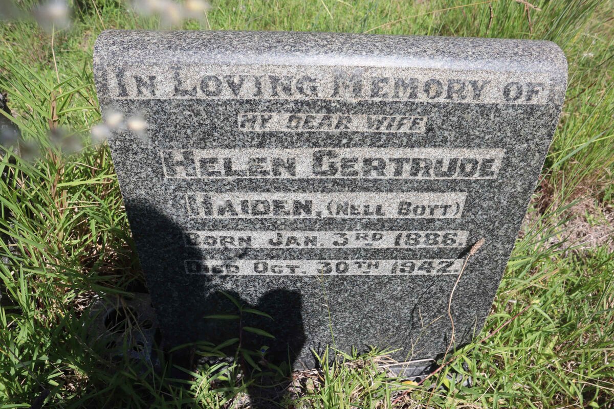 HAIDEN Helen Gertrude nee BOTT 1886-1942