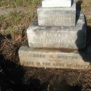 HAMLETT Reginald Alfred -1923