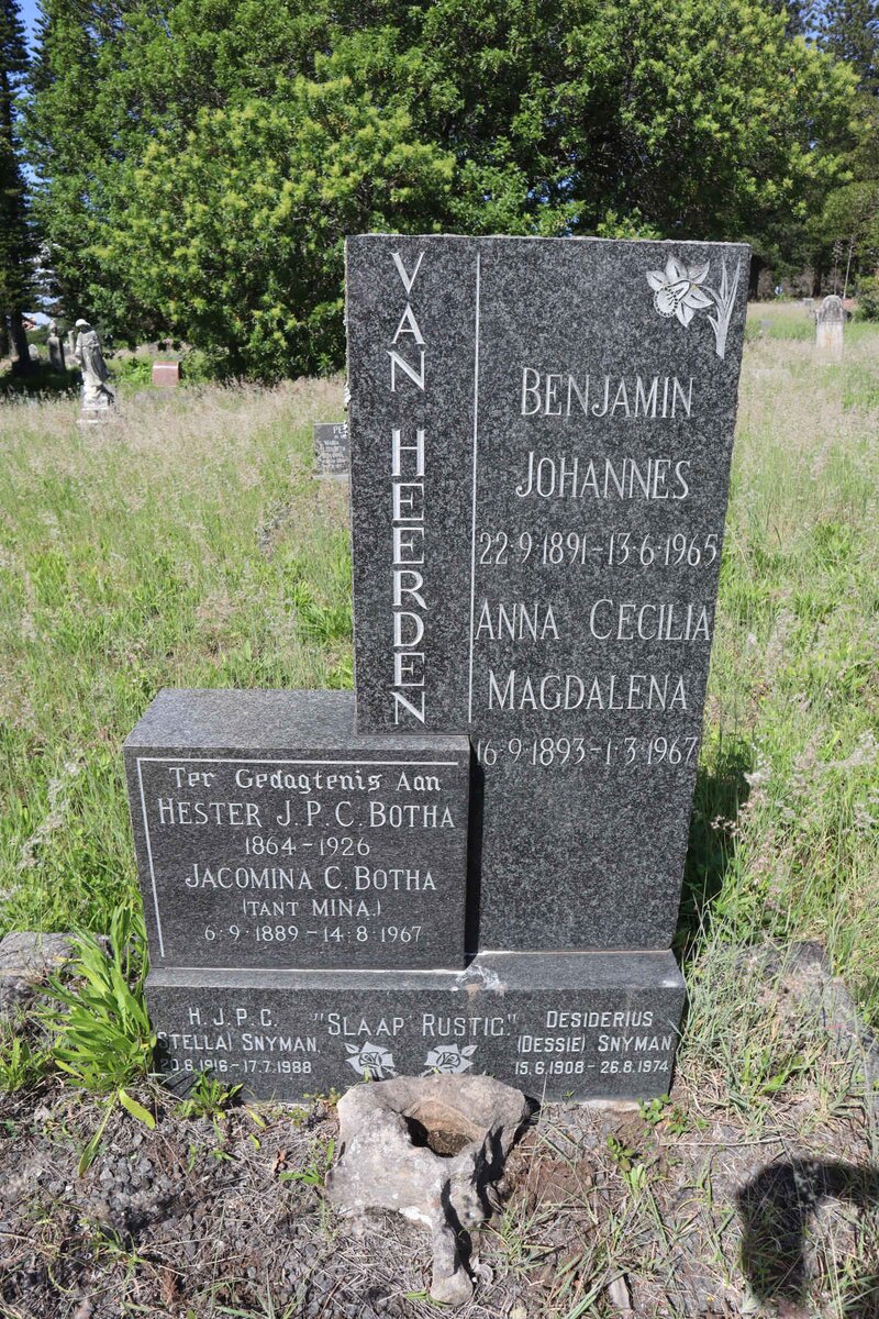 HEERDEN, van :: BOTHA :: SNYMAN