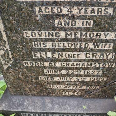 JONES James Griffith 1825-1902 &amp; Ellen GRAY 1827-1909