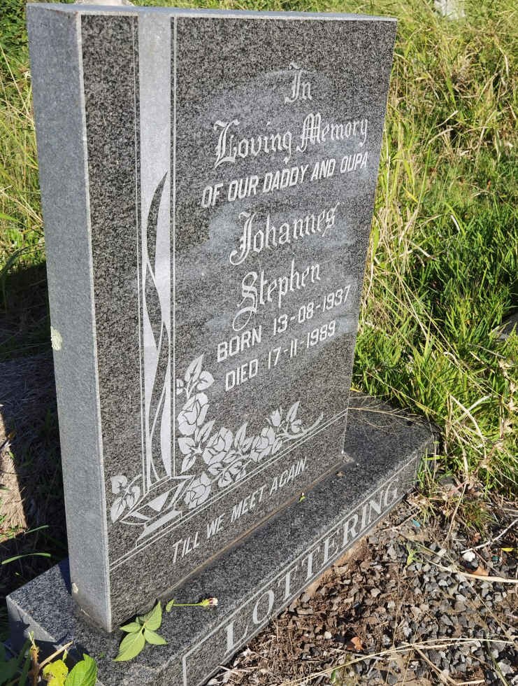 LOTTERING Johannes Stephen 1937-1989