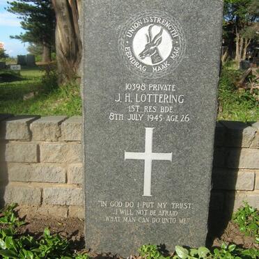 LOTTERING J.H. -1945