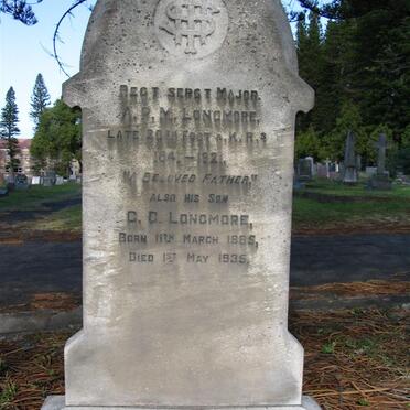 LONGMORE A.P.M. 1841-1921 &amp; C.C. 1885-1935