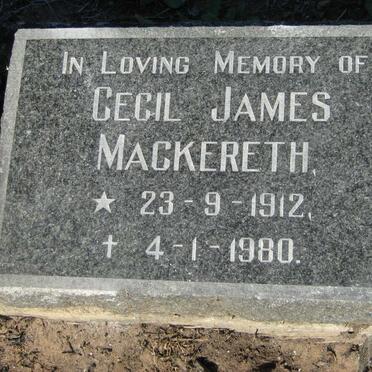MACKERETH Cecil James 1912-1980