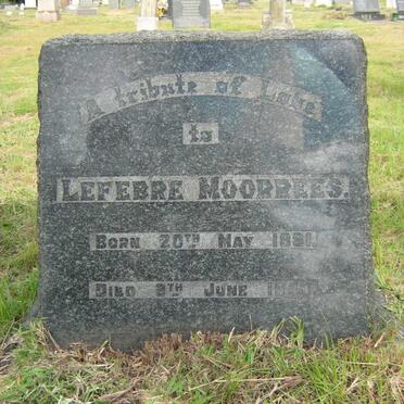 MOORREES Lefebre 1881-1940