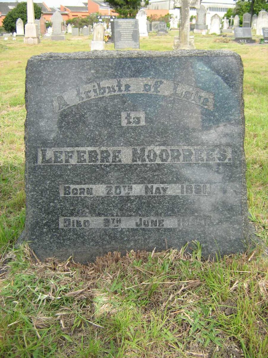 MOORREES Lefebre 1881-1940