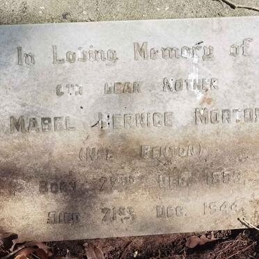 MORTON Mabel Bernice nee BENTON 1893-1944