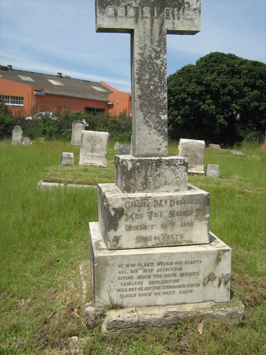 MCDONALD George -1896