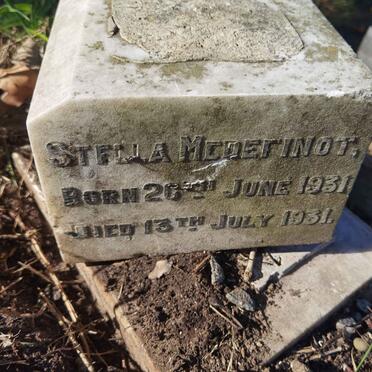 MEDEFINDT Stella 1931-1931