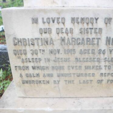 NIVEN Christina Margaret -1915