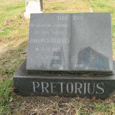 PRETORIUS Johannes Diederick 1923-1980