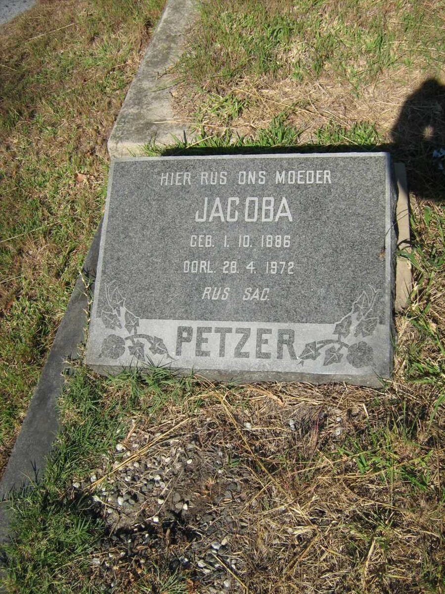 PETZER Jacoba 1886-1972