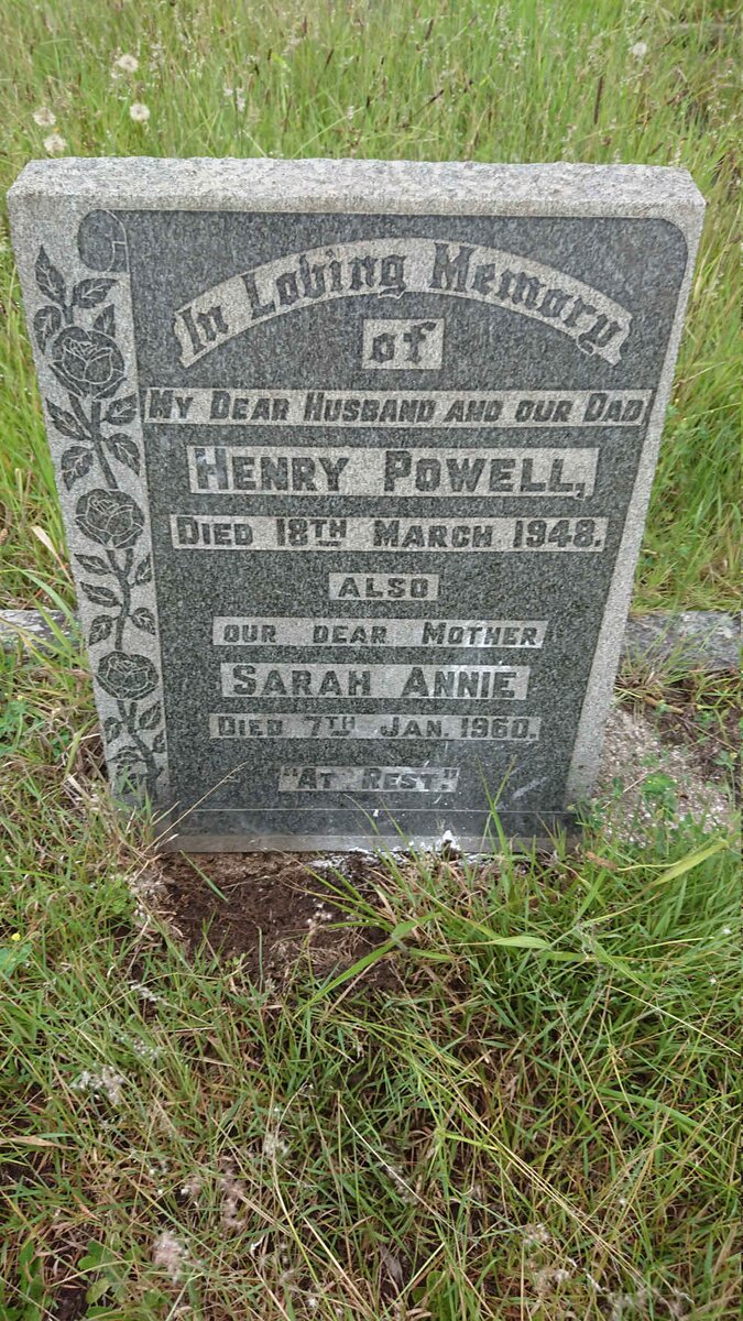 POWELL Henry -1948 &amp; Sarah Annie -1960