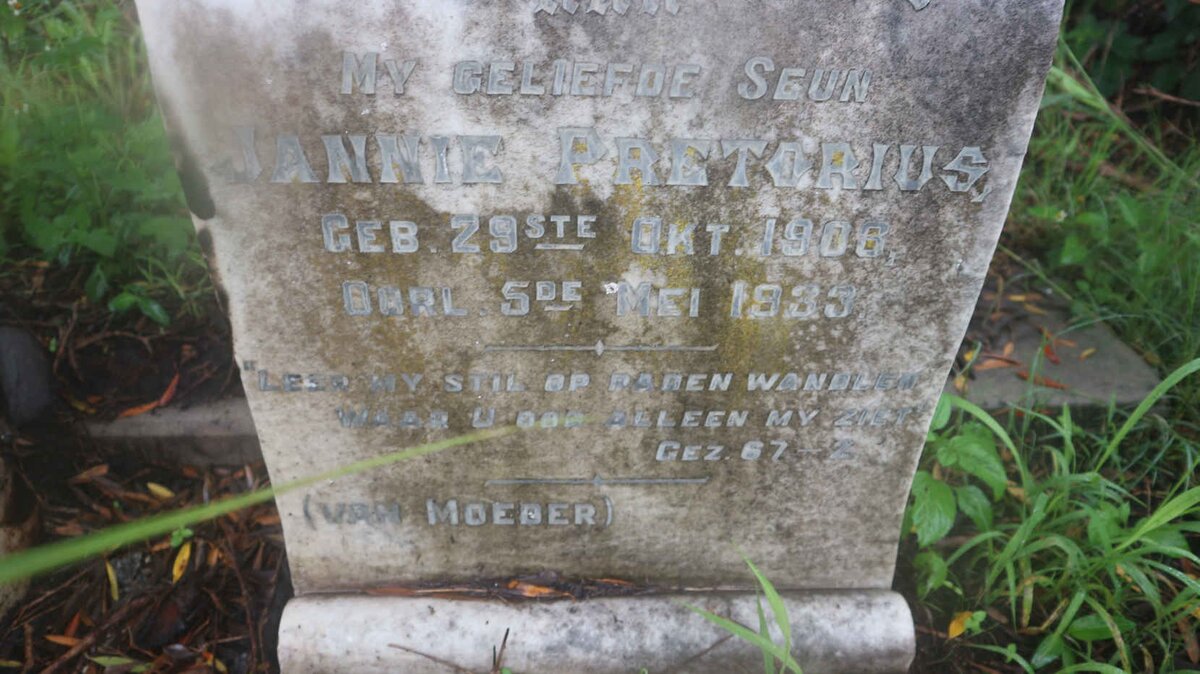 PRETORIUS Annie 1906-1933